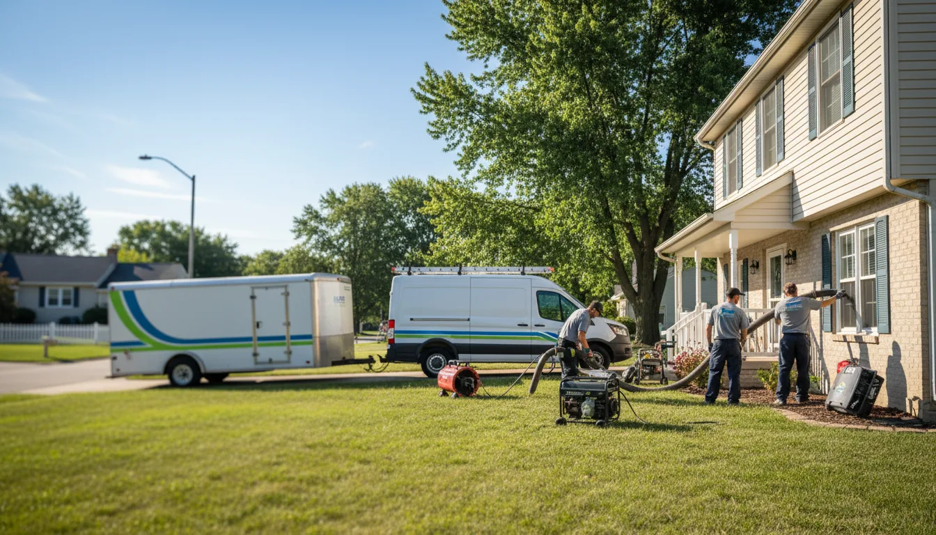 Flooded Basement Restoration And Cleanup With Repair in Springville, IA near me